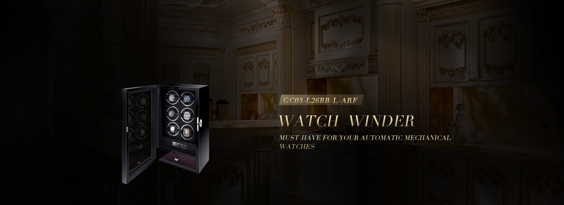 Screen Touch Watch winder for 6 watches